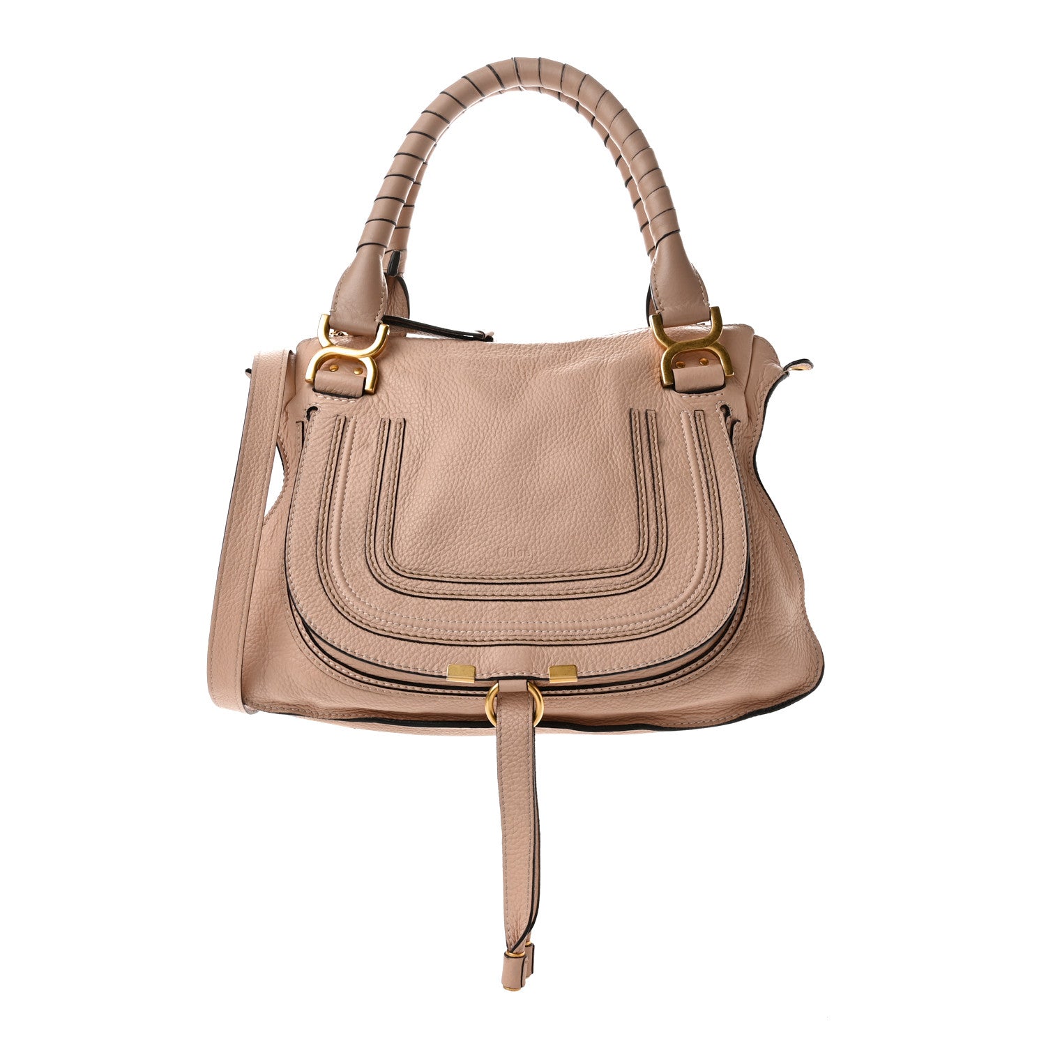 Chloe Calfskin Medium Marcie Satchel Blush Nude 1 of 11