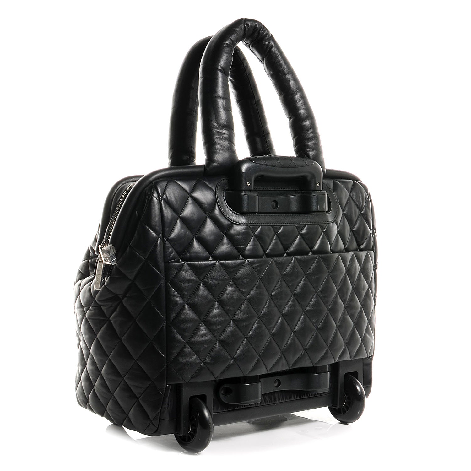 Chanel Quilted Lambskin Coco Cocoon Trolley Black 3 of 7