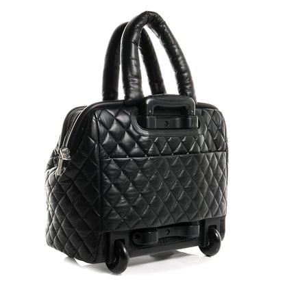 Chanel Quilted Lambskin Coco Cocoon Trolley Black 3 of 7