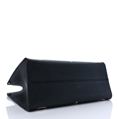 Louis Vuitton Empreinte Monogram Giant Onthego MM Black Beige 4 of 7