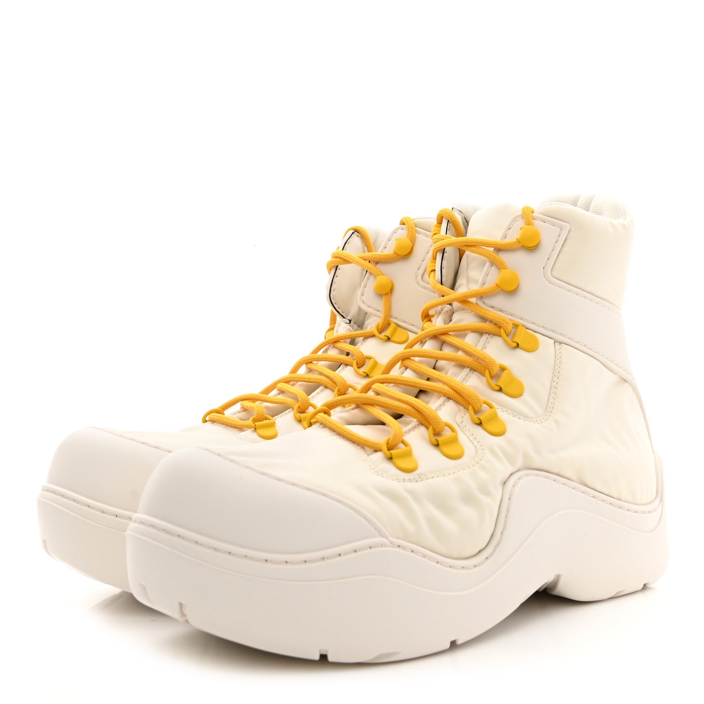 Technical Fabric Rubber Puddle Bomber Boots 39 String Egg Yolk