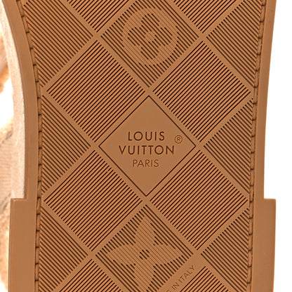Louis Vuitton Denim Maya Flatform Sandals 37.5 Beige 8 of 10