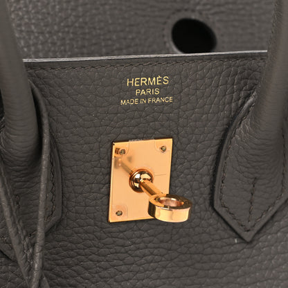 Hermes Togo Birkin 25 Etain 6 of 16