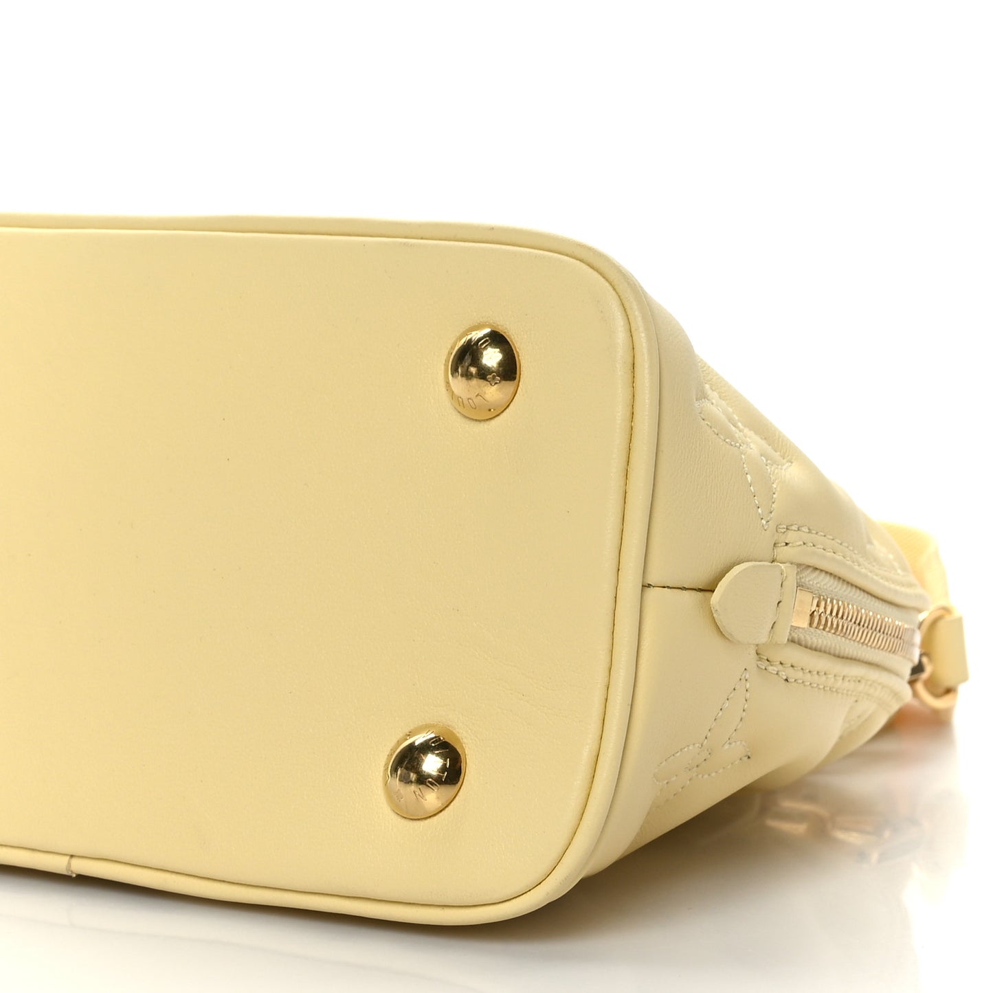Calfskin Bubblegram Alma BB Banana