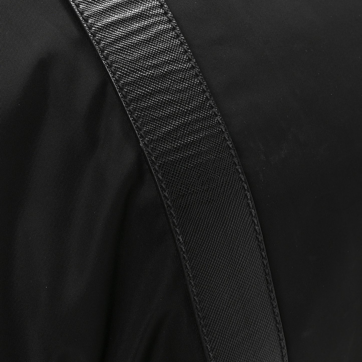 Tessuto Nylon Saffiano Carry On Travel Bag Black