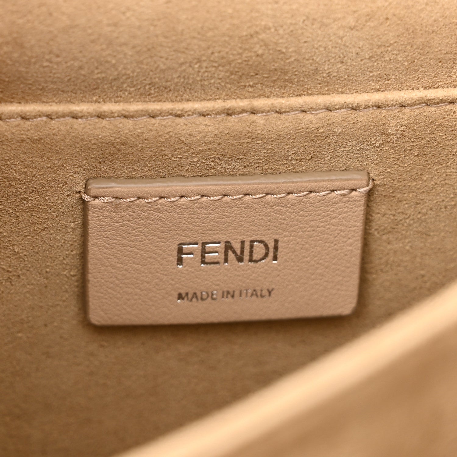 Fendi Vitello Liberty Shiny Nappa Lace Up Bow Kan I Shoulder Bag Macaron Confetto 6 of 11