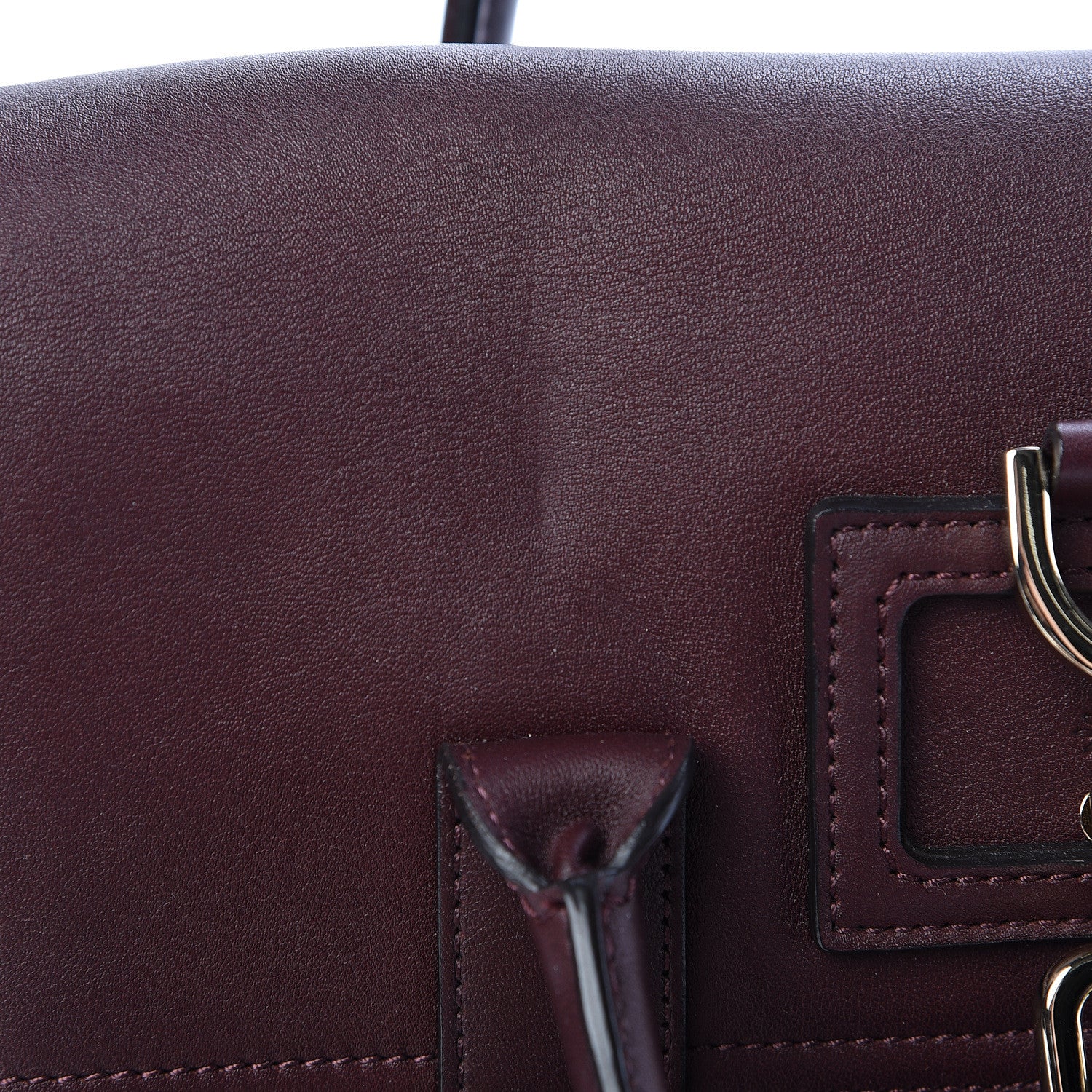 Mulberry Calfskin Studded Medium Cara Delevingne Convertible Satchel Oxblood 16 of 17
