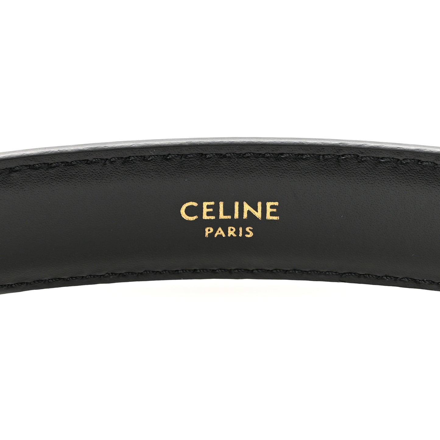 Box Calfskin Medium 25mm Triomphe 80 32 Belt Black