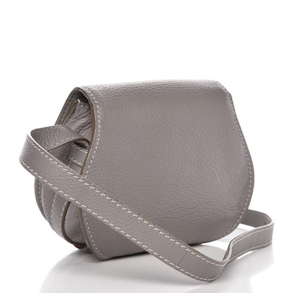 Chloe Calfskin Mini Marcie Round Crossbody Bag Cashmere Grey 3 of 7