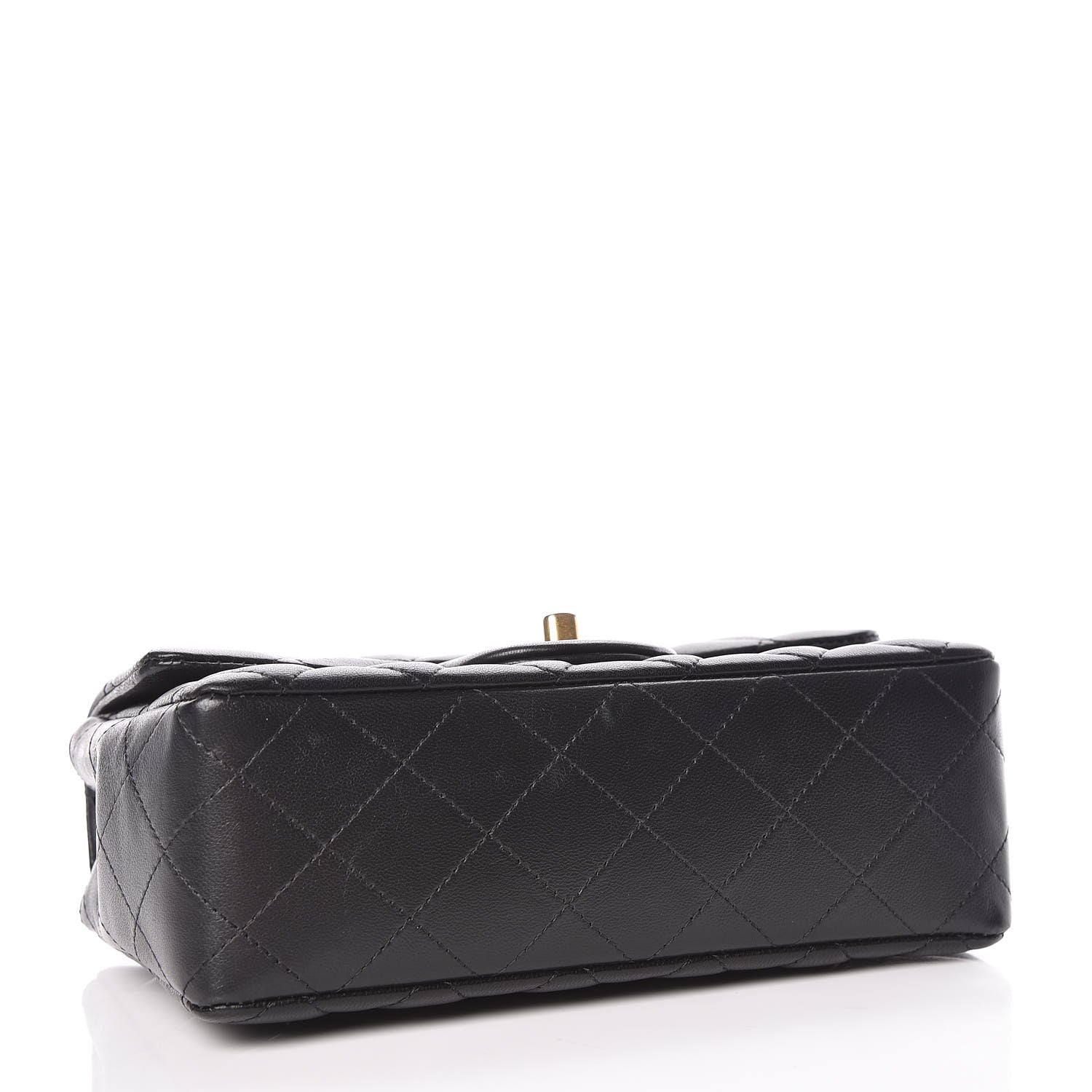 Chanel Lambskin Quilted Mini Rectangular Flap Black 4 of 10