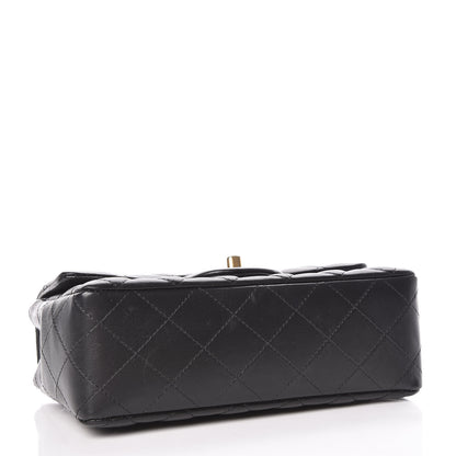Chanel Lambskin Quilted Mini Rectangular Flap Black 4 of 10