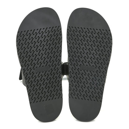 Hermes Calfskin Womens Chypre Sandals 42 Black 5 of 9