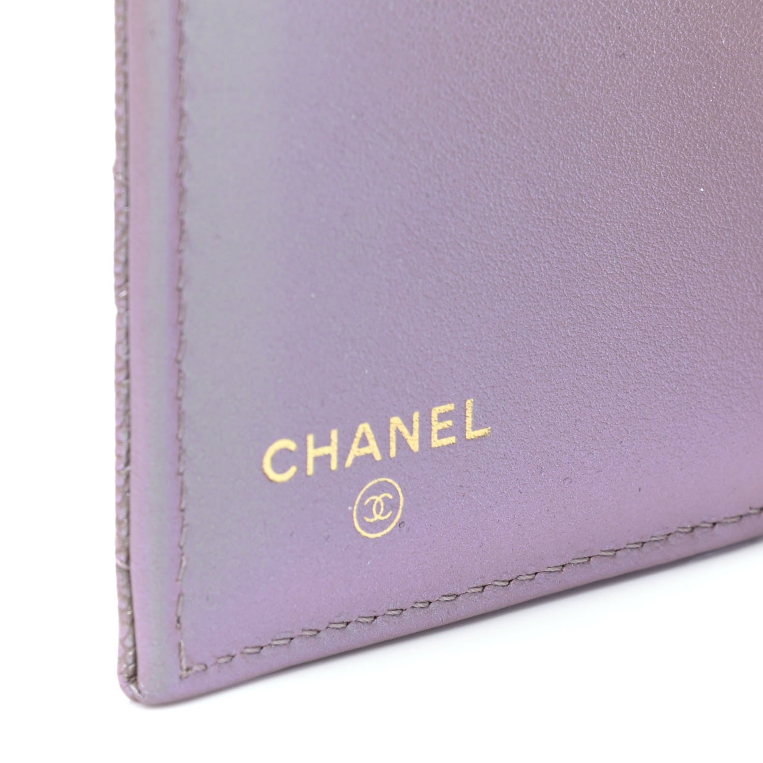 Chanel Iridescent Caviar Quilted Small Flap Wallet Beige 4 of 5