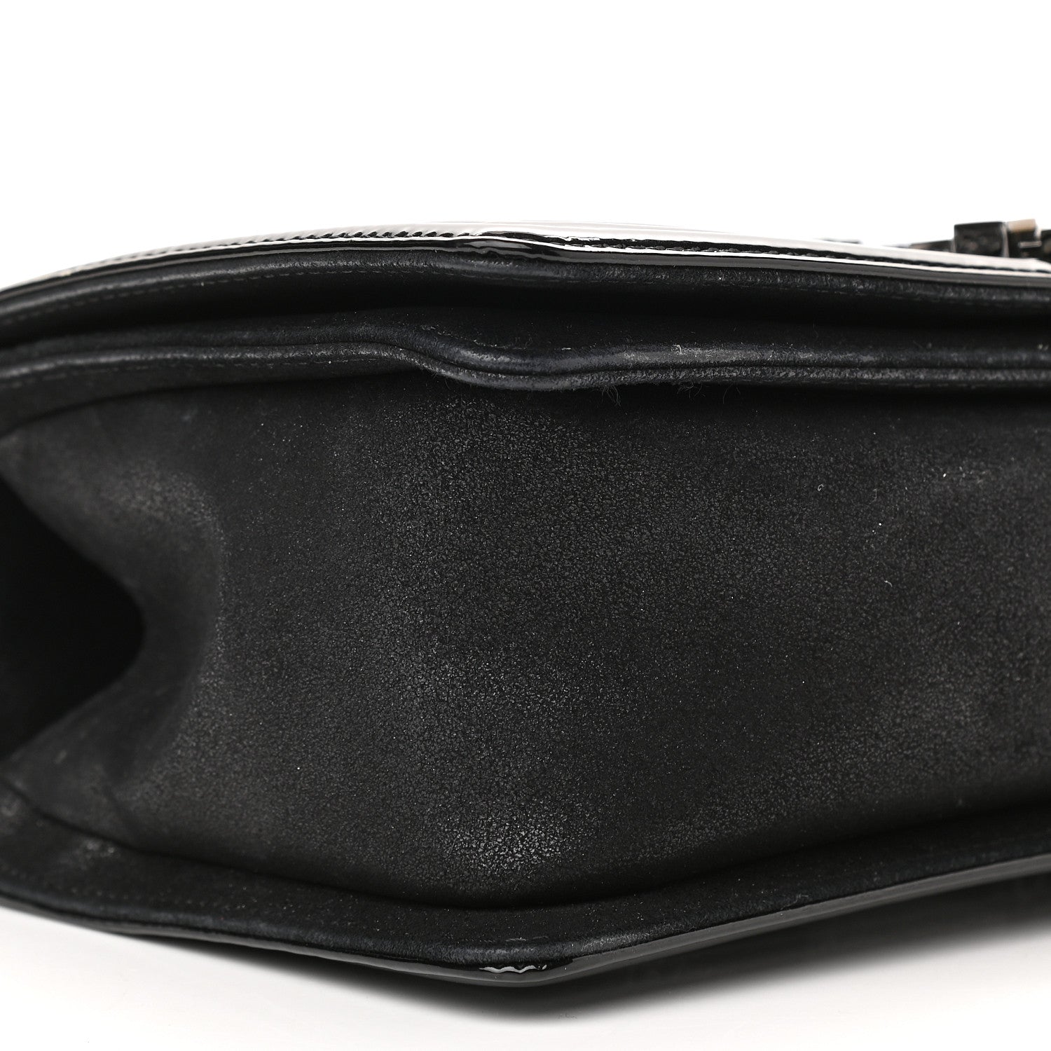 Chanel Patent Iridescent Calfskin Sequin Medium Boy Flap Bag Black 7 of 9