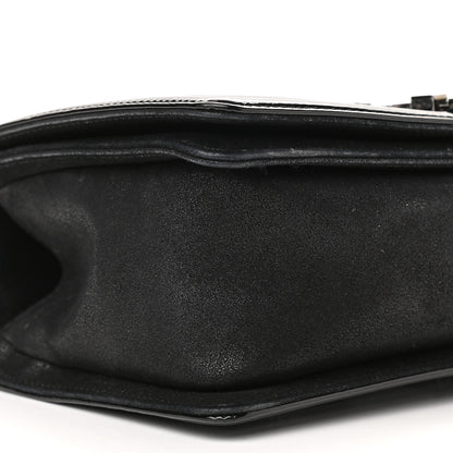 Chanel Patent Iridescent Calfskin Sequin Medium Boy Flap Bag Black 7 of 9