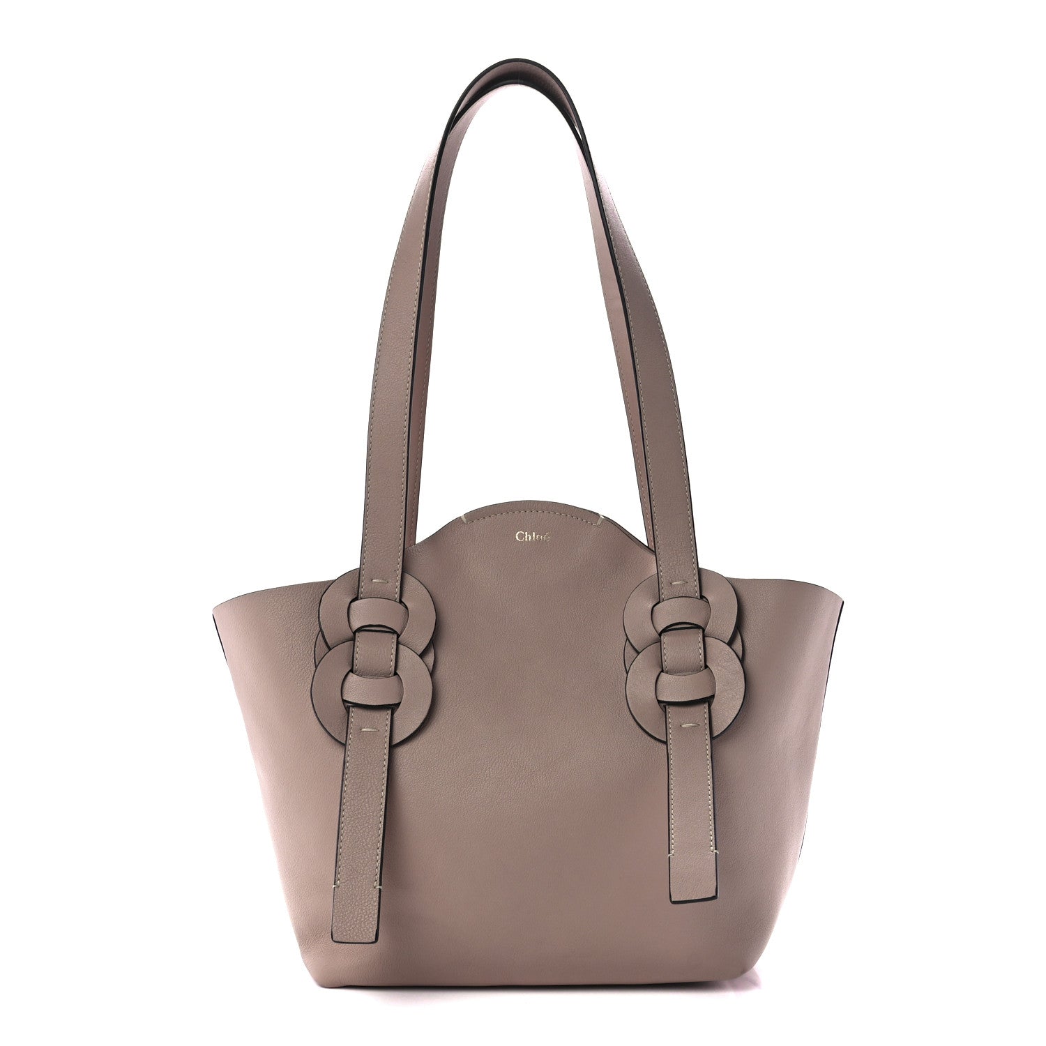 Chloe Small Grain Smooth Calfskin Medium Darryl Tote Cement Pink 1 of 11