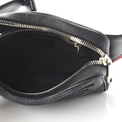 Gucci Soft GG Supreme Monogram Web Belt Bag Black Grey 5 of 11