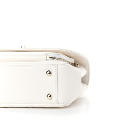 Chanel Caviar Quilted Medium Business Affinity Flap White 9 of 9