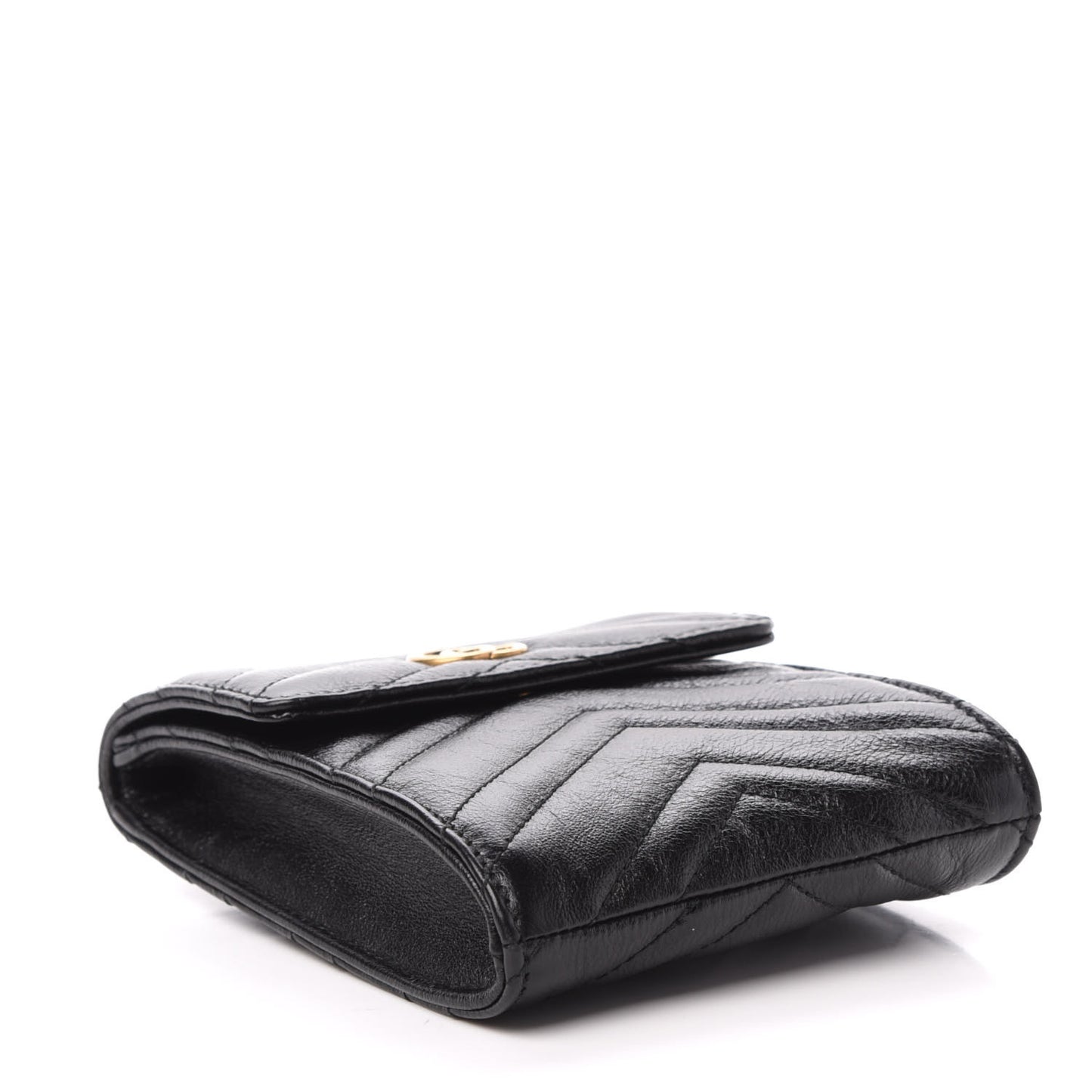 Calfskin Matelasse GG Marmont 2.0 Multi Belt Bag Pouch Black