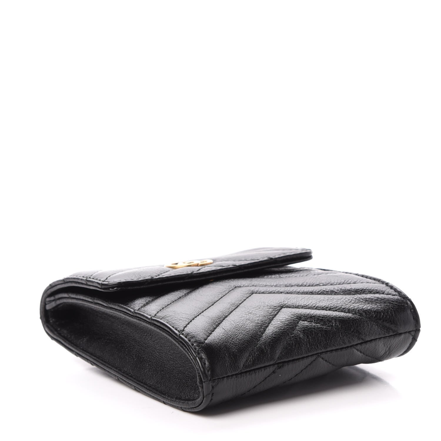 Gucci Calfskin Matelasse GG Marmont 2.0 Multi Belt Bag Pouch Black 4 of 9