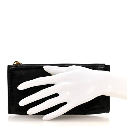 Prada Shiny Calf Pouch Black 2 of 7