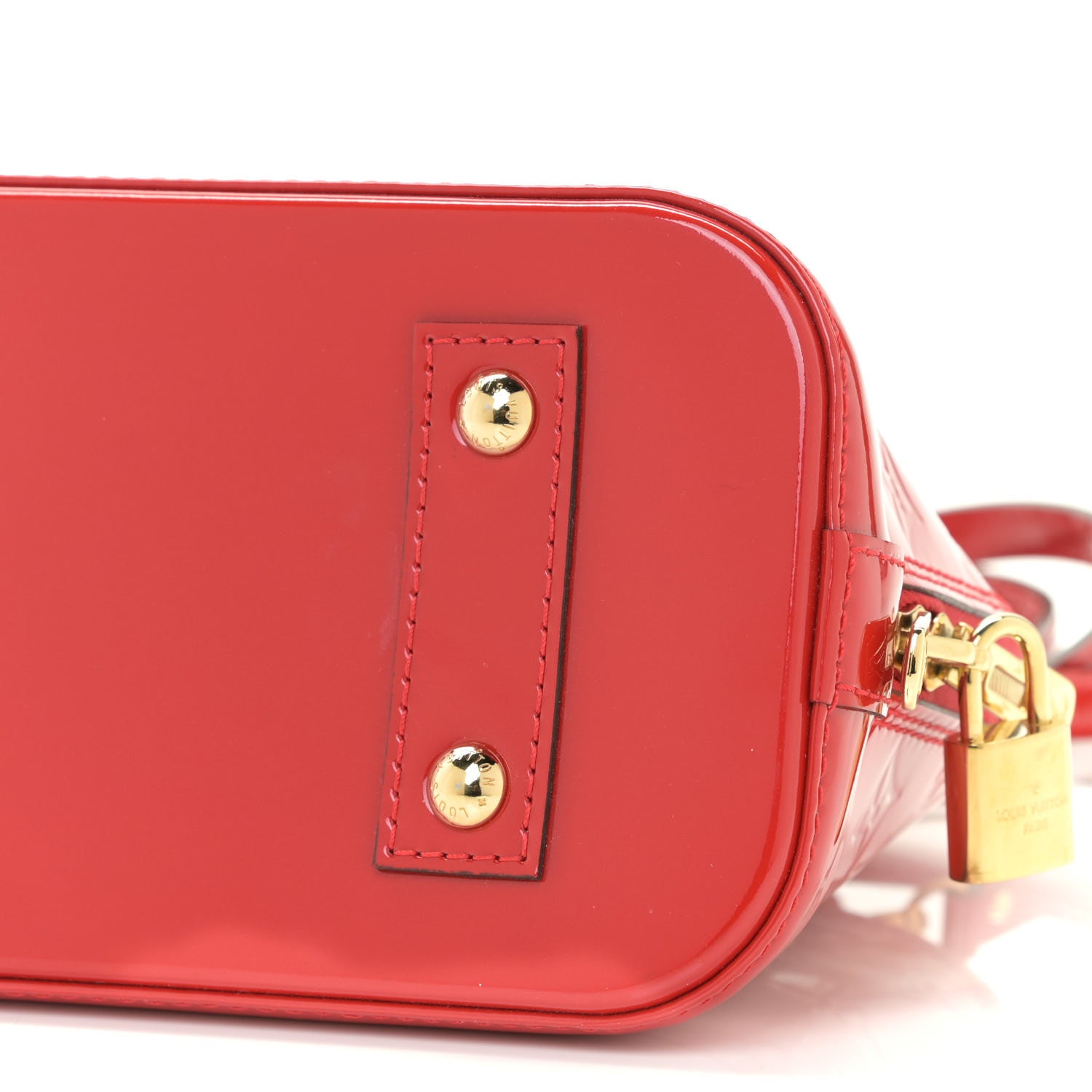 Louis Vuitton Vernis Alma BB Cherry 6 of 8