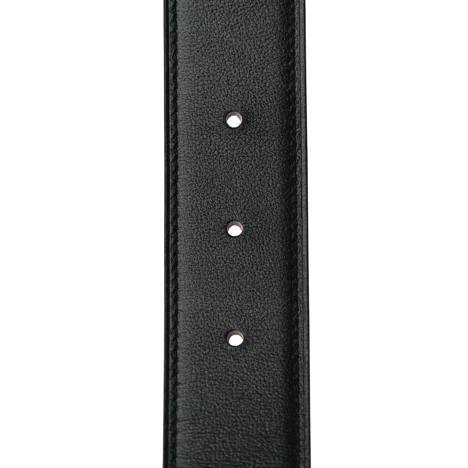 Hermes 135 Togo 32mm Constance H Belt 80 Black Orange 5 of 9