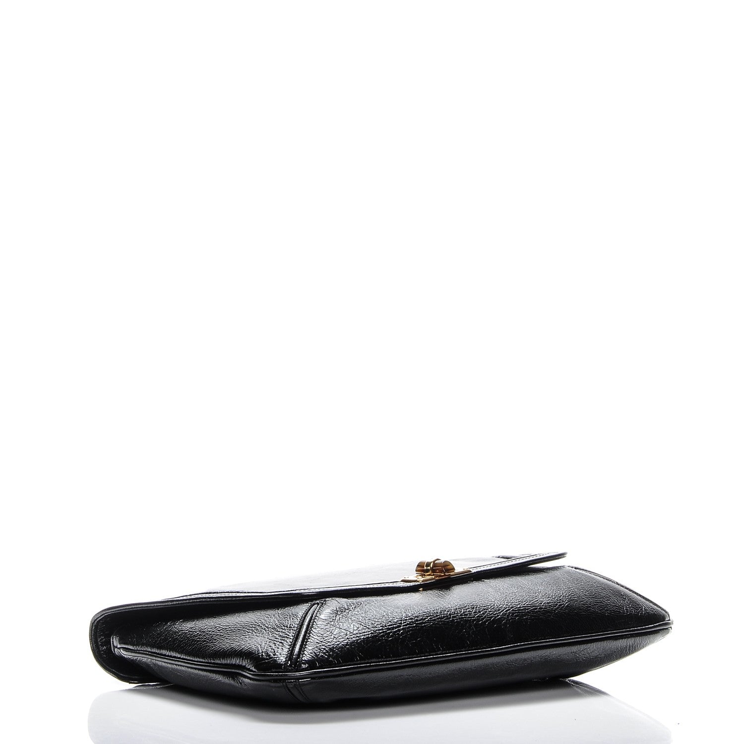 Lanvin Patent Chain Shoulder Bag Black 4 of 8