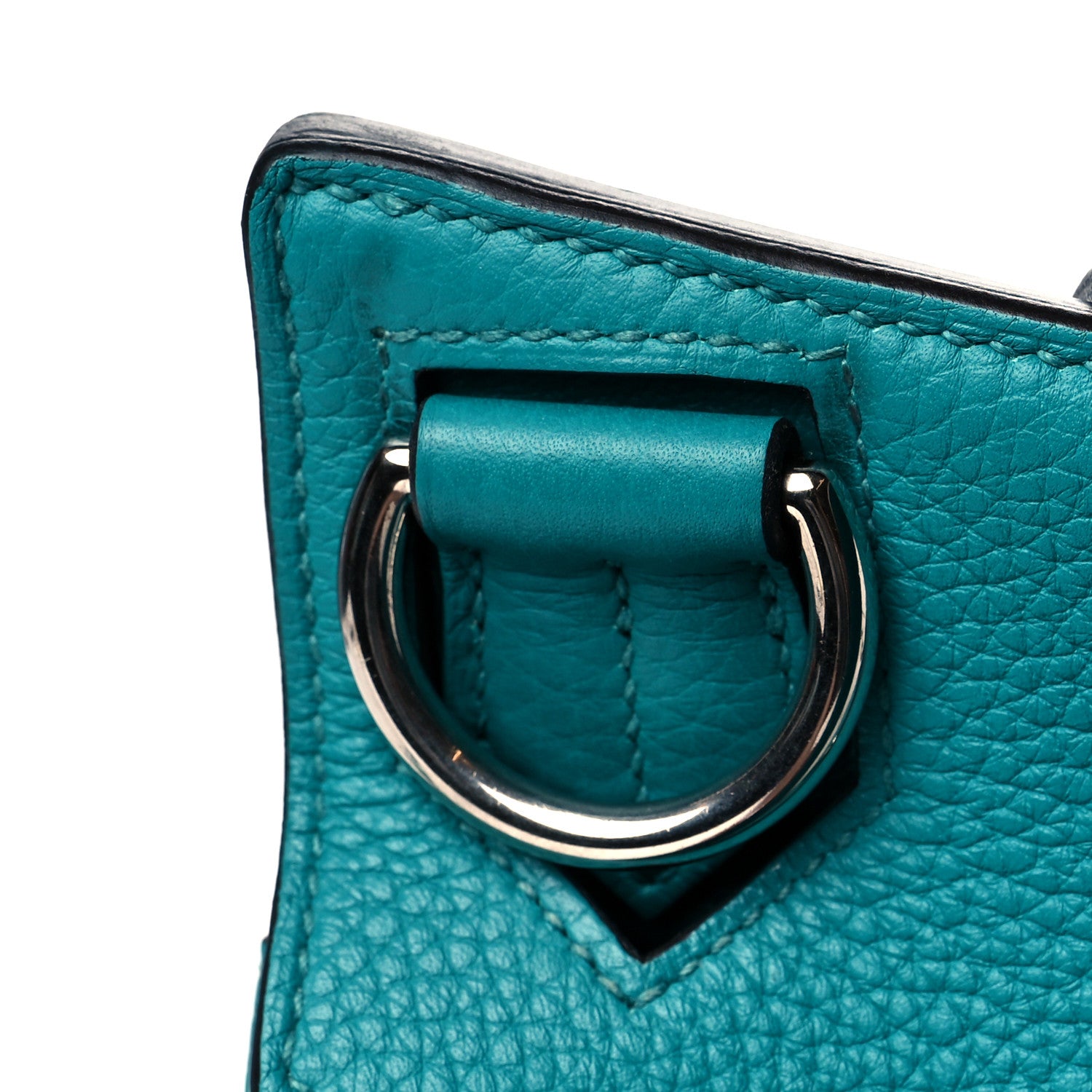 Hermes Taurillon Clemence Jypsiere 28 Bleu Paon 12 of 12