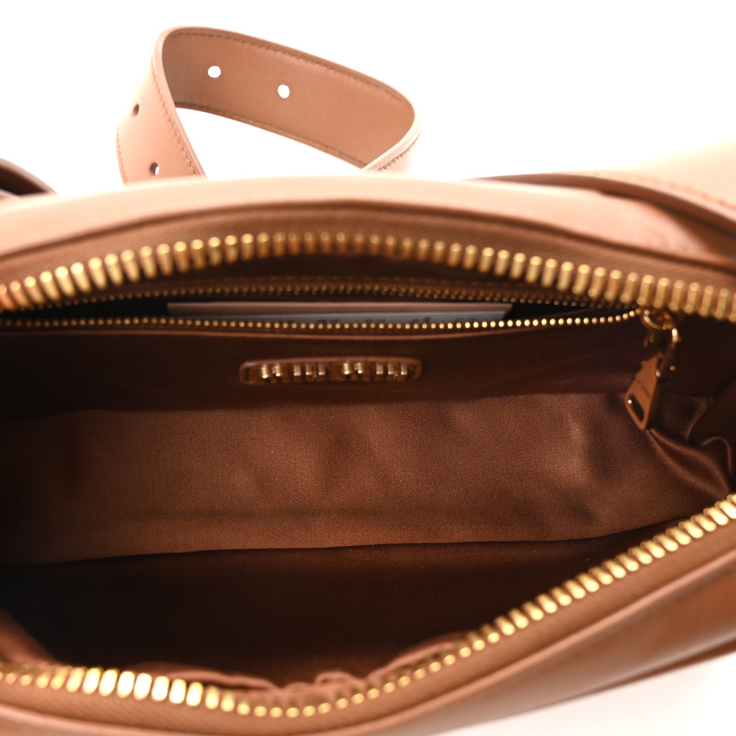 Soft Calf Softy Shoulder Bag Cognac