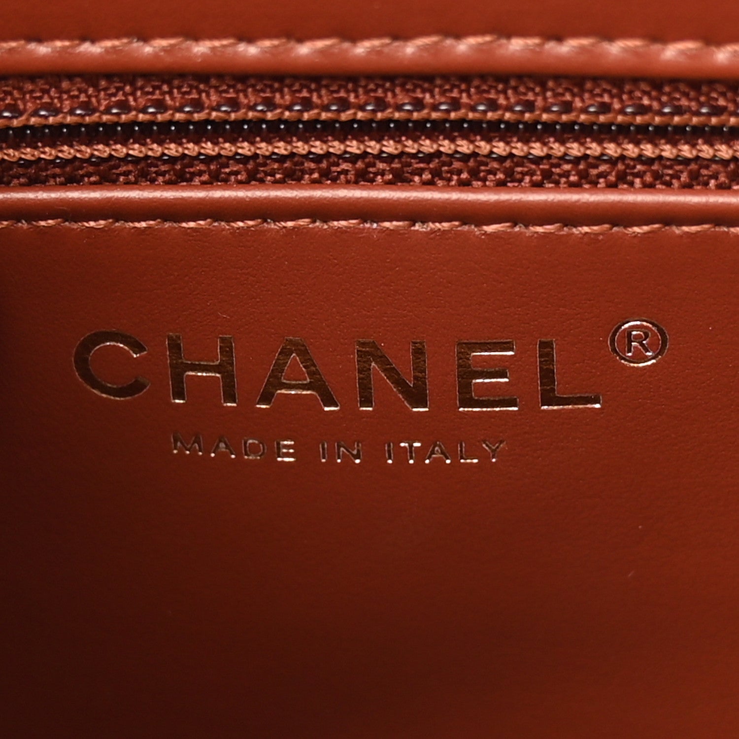 Chanel Shiny Aged Calfskin Quilted Nano Kelly Shopper Brown 6 of 10