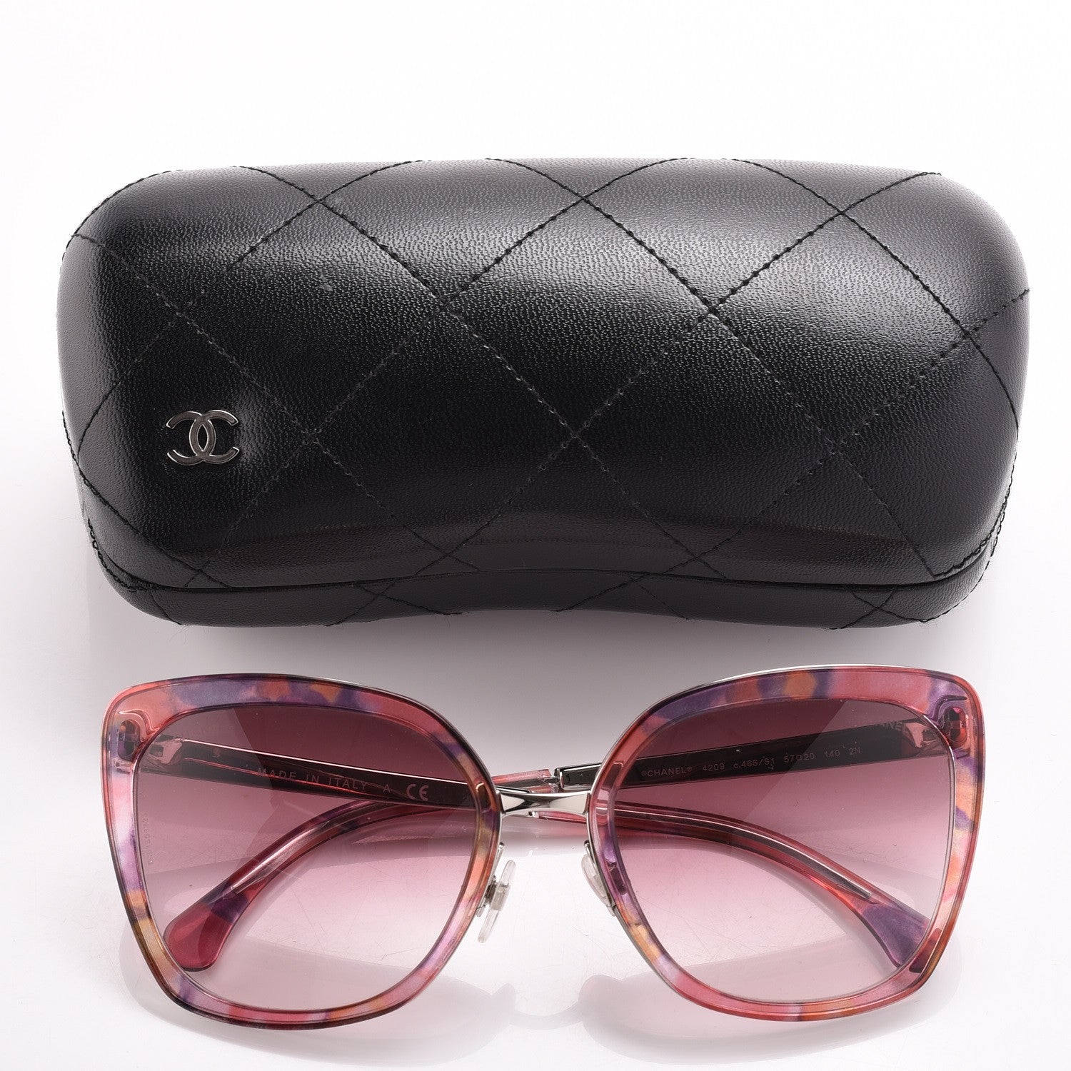 Chanel Square Fall Polarized Sunglasses 4209 Pink 8 of 8