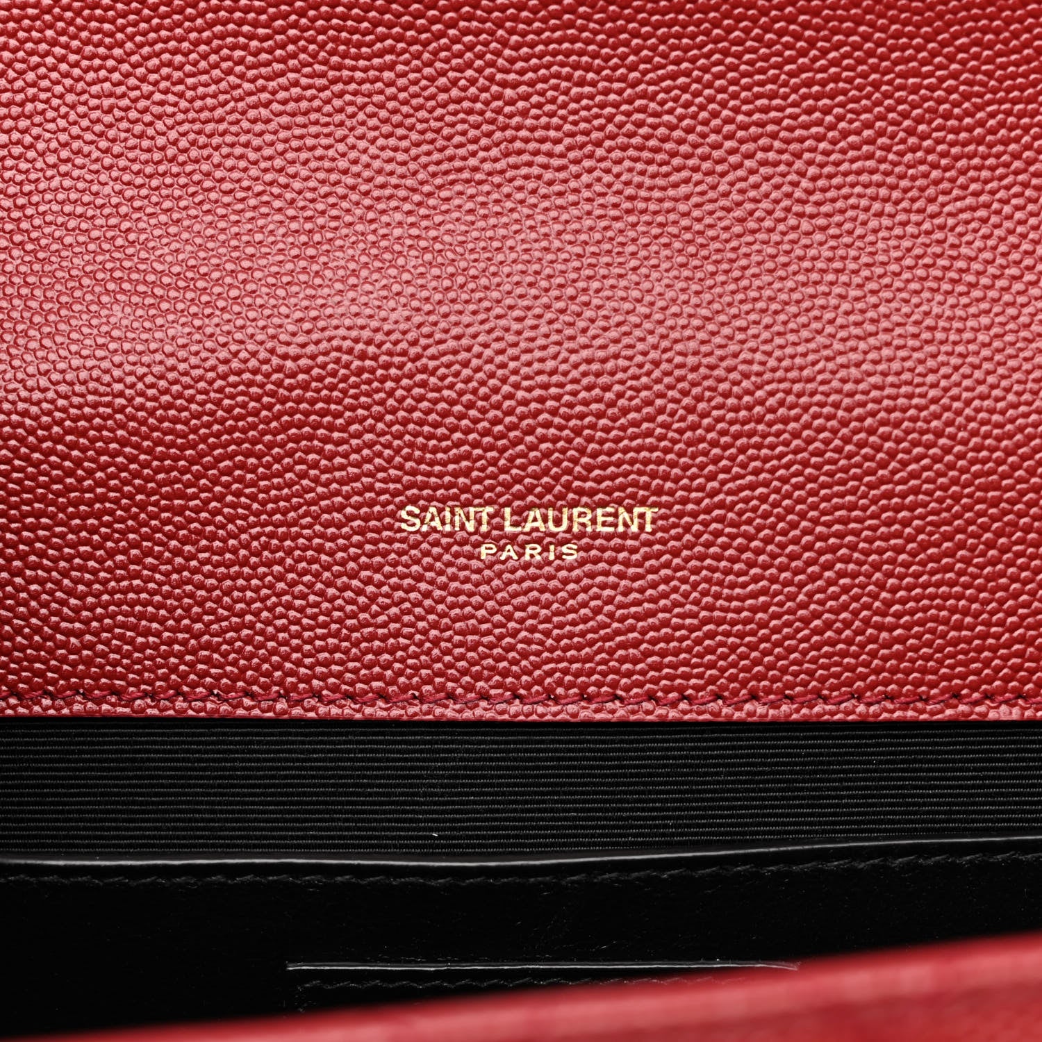 Saint Laurent Grain De Poudre Textured Mixed Matelasse Triquilt Medium Monogram Satchel Oxblood 6 of 13
