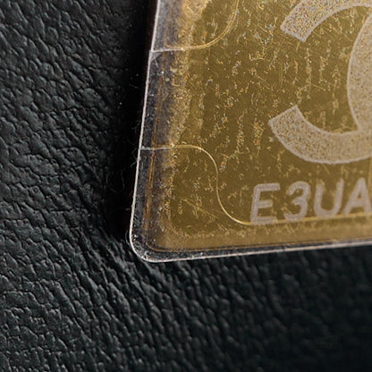 Chanel Shiny Lambskin Quilted Mini Maxi CC Flap Black 9 of 13