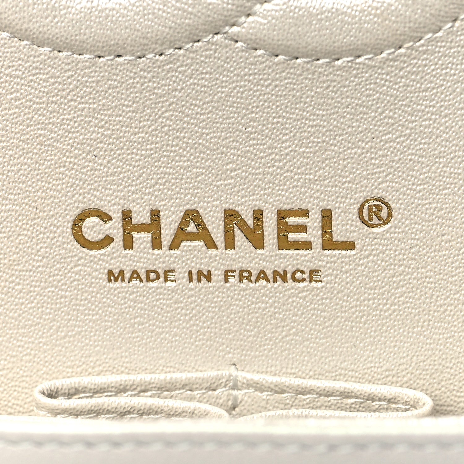 Chanel Iridescent Calfskin Quilted Medium Double Flap White 6 of 11