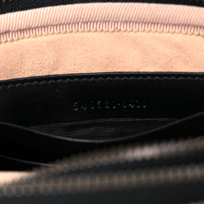 Gucci Calfskin Matelasse Mini GG Marmont Chain Crossbody Bag Black 4 of 16