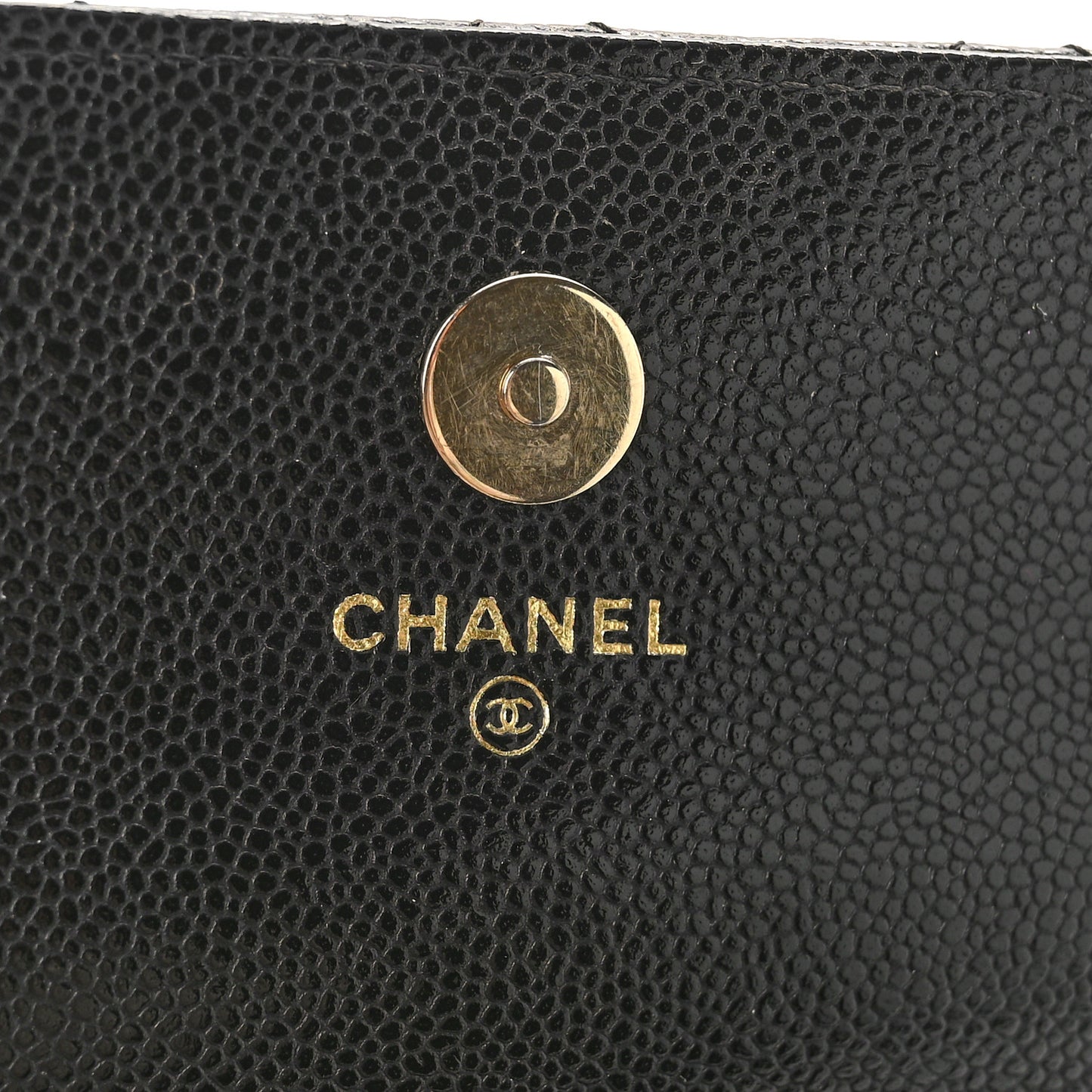 Caviar Quilted Business Affinity Clutch With Chain Black