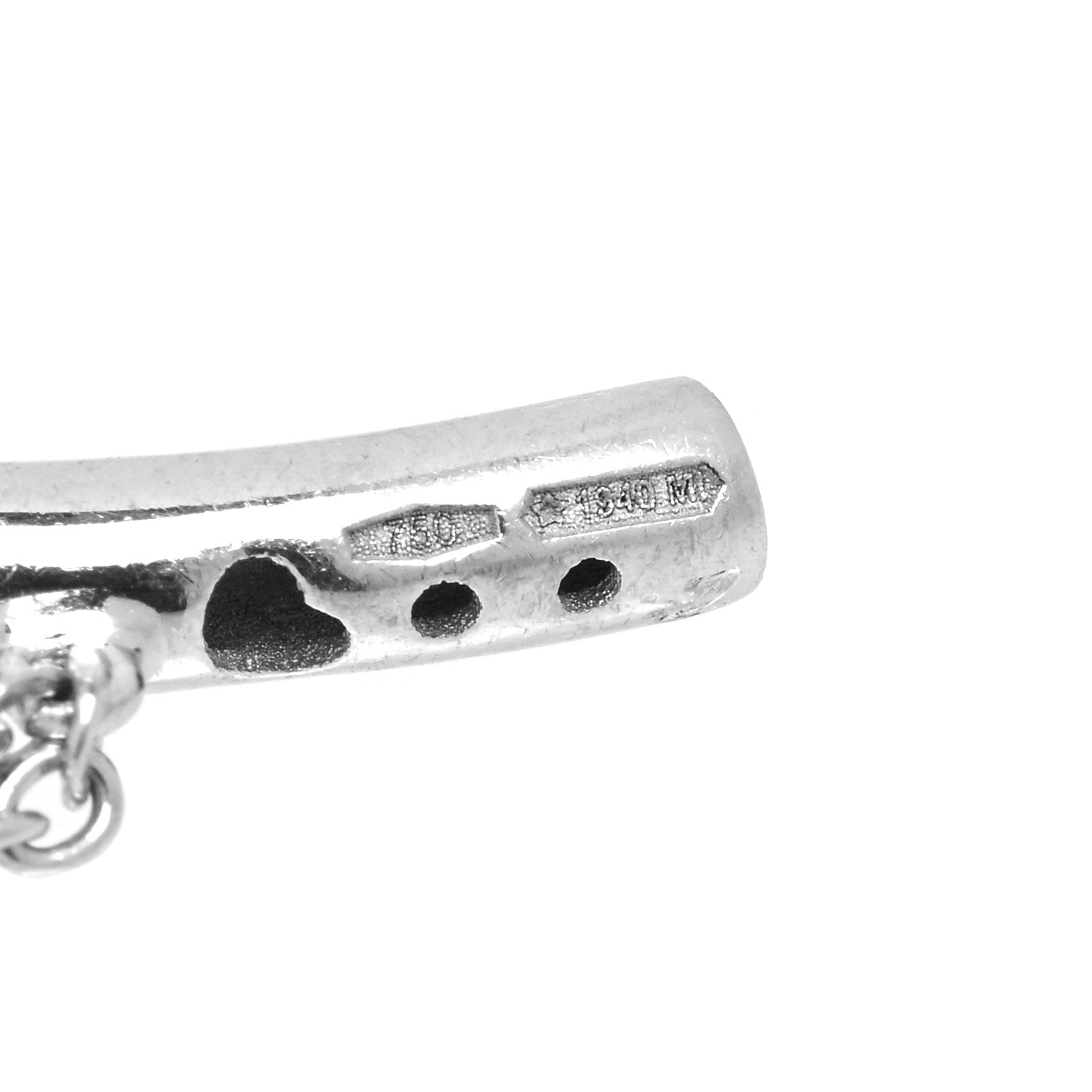 Pasquale Bruni 18K White Gold Diamond Make Love Bracelet 4 of 4