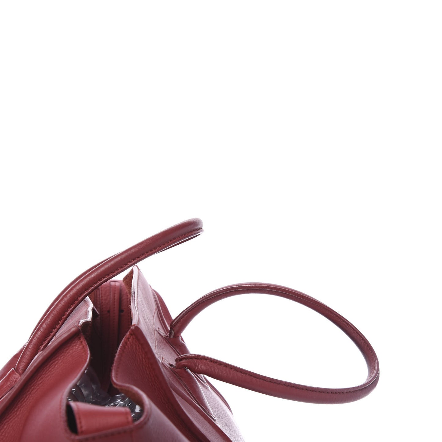 Supple Calfskin Medium Phantom Luggage Red