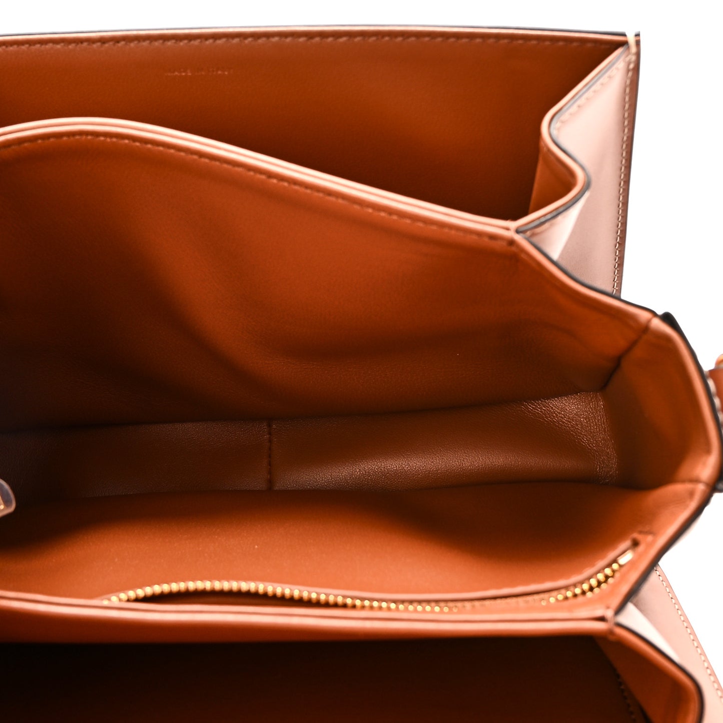 Triomphe Canvas Calfskin Medium Triomphe Bag Tan
