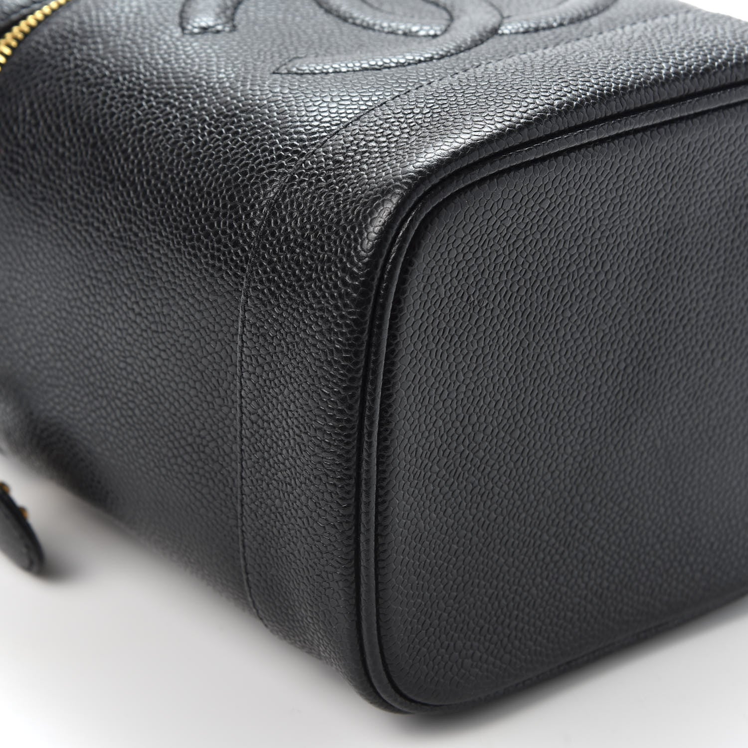 Chanel Caviar Cosmetic Vanity Bag Black 5 of 8