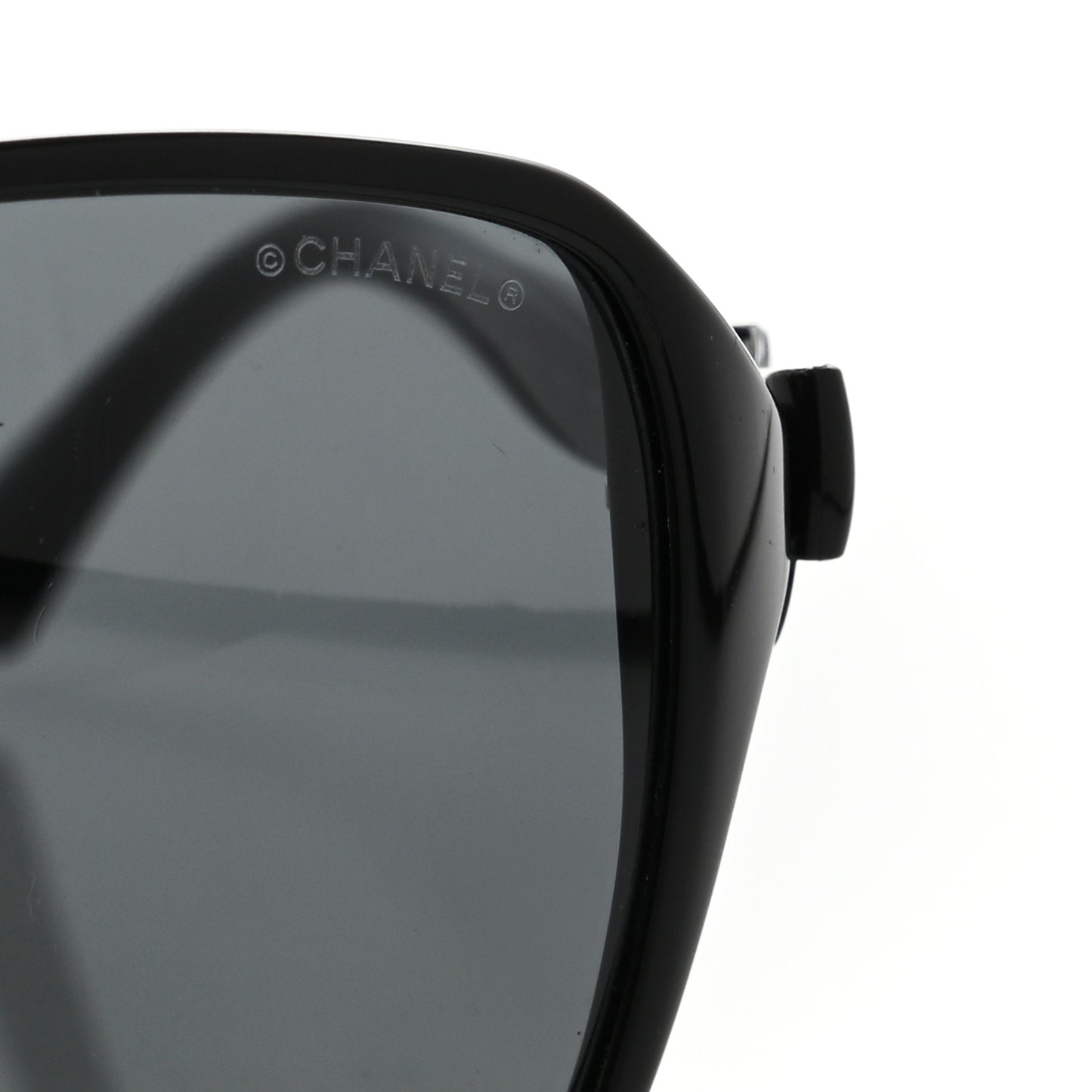 Acetate CC Bow Sunglasses 5205 Black