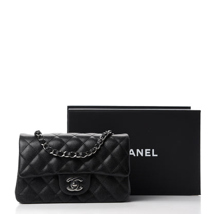 Chanel Caviar Quilted Mini Rectangular Flap Black 13 of 13