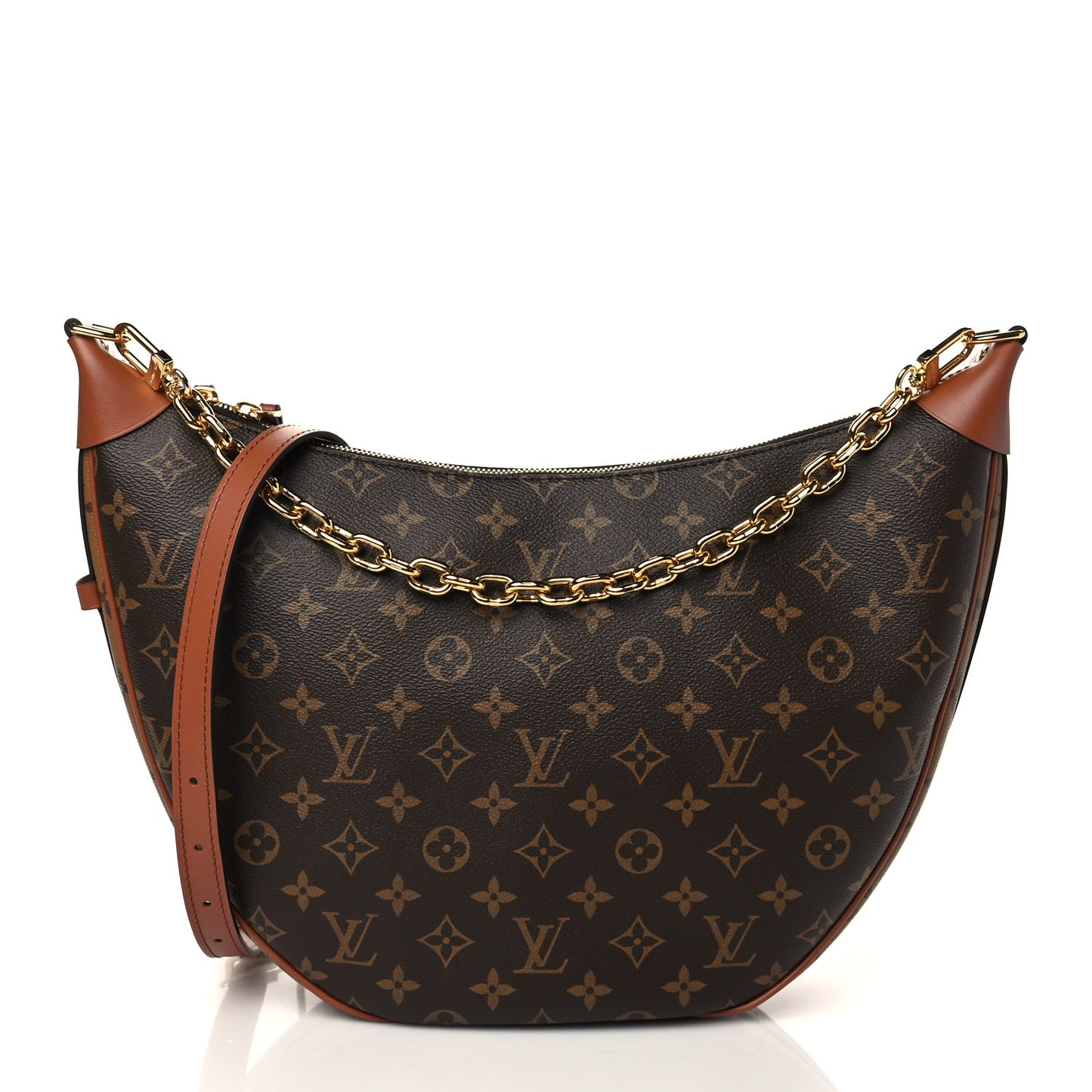 Reverse Monogram Loop Hobo