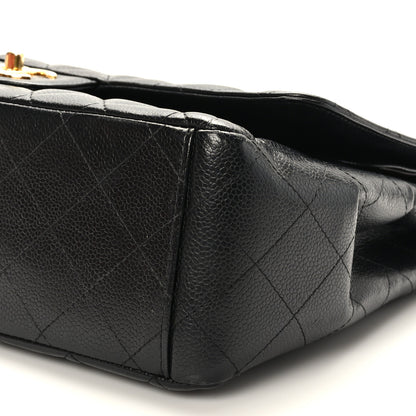 Chanel Caviar Quilted Maxi Double Flap Black 9 of 9