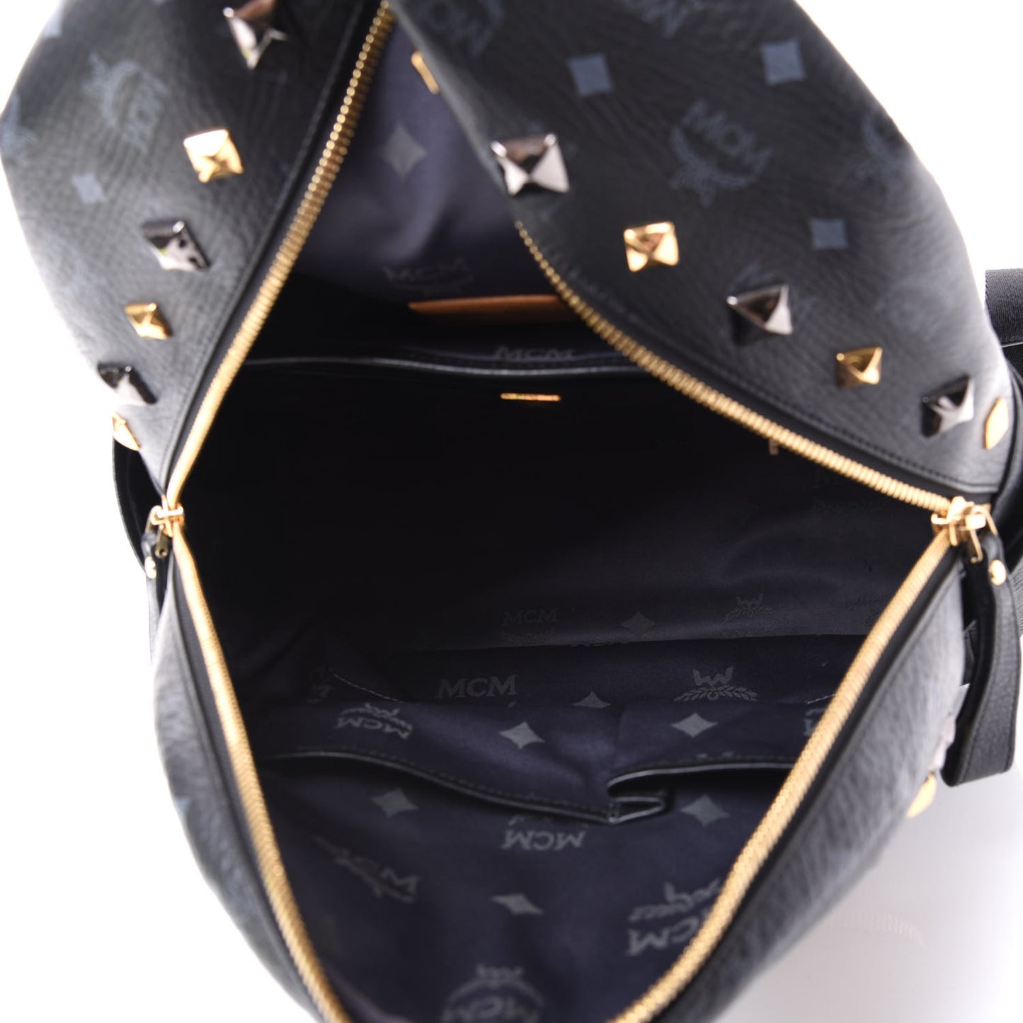 Visetos Studded Medium Stark M Backpack Black