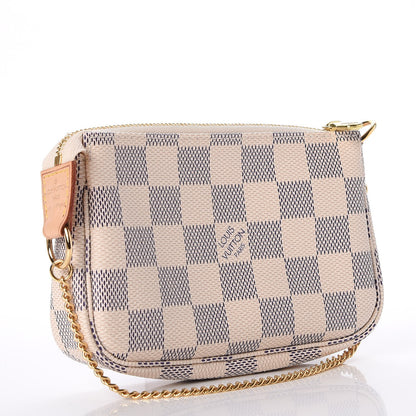 Louis Vuitton Damier Azur Mini Pochette Accessories 3 of 7