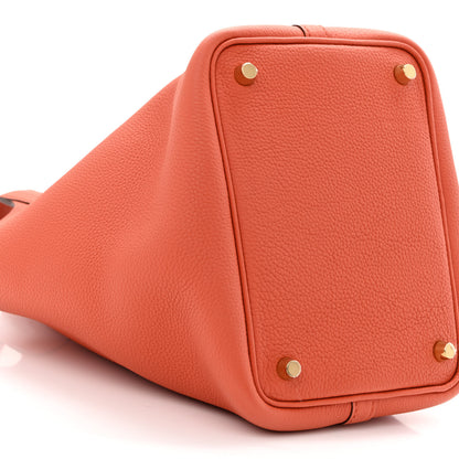 Hermes Taurillon Clemence Picotin Lock 18 PM Terre Battue 9 of 11