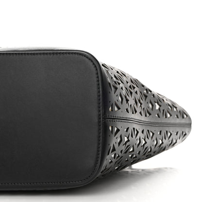 Givenchy Calfskin Lazer Cut Medium Antigona Tote Black White 10 of 10