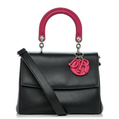 Christian Dior Smooth Calfskin Small Bi-Color Be Dior Flap Black Pink 1 of 7